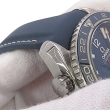 将图像加载到图库查看器中,OMEGA Seamaster Planet Ocean 600M GMT W43.5mm TI Rubber Blue Dial232.92.44.22.03.001