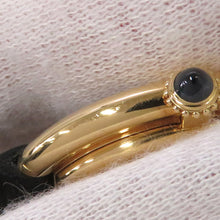 将图像加载到图库查看器中,CARTIER Ellipse LM H28mm×W32mm K18YG Leather White Dial81721152