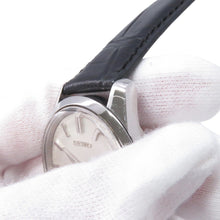 Load image into Gallery viewer, SEIKO King Seiko 44KS Date Medallion W35mm Stainless Steel Gold Plated Leather Silver Dial4402-8000