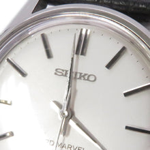 将图像加载到图库查看器中,SEIKO Road marvel 36000 W34mm Stainless Steel Leather Silver Dial5740-8000
