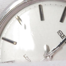 将图像加载到图库查看器中,SEIKO Road marvel 36000 W34mm Stainless Steel Leather Silver Dial5740-8000