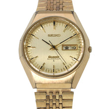 将图像加载到图库查看器中,SEIKO Superior Day-Date W37mm Stainless Steel Champagne Gold Dial3883-7000