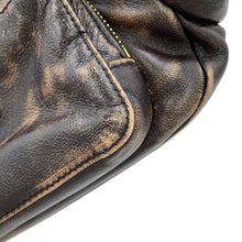Load image into Gallery viewer, MIUMIU Pocket Bag Dark Brown5BC188 Vintage processed Nappa Leather