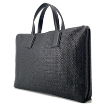 将图像加载到图库查看器中,LOEWE Goya Simple Briefcase Black337.55.S50 Leather