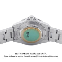 Load image into Gallery viewer, ROLEX Submariner Date W40mm Stainless Steel Black Dial16610LV