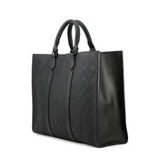 Load image into Gallery viewer, LOUIS VUITTON Sac Plat 24H NoirM24786 Monogram・Taurillon Leather