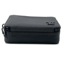 将图像加载到图库查看器中,LOUIS VUITTON Alpha Wearable Wallet NoirM59161 Grained Calf Leather LV Aerogram