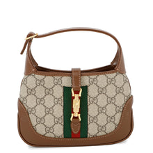 Load image into Gallery viewer, GUCCI Jackie 1961 Handbag Beige/Brown?637092 GG Supreme Leather Size Mini