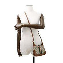 Load image into Gallery viewer, GUCCI Jackie 1961 Handbag Beige/Brown?637092 GG Supreme Leather Size Mini