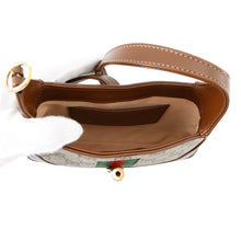 将图像加载到图库查看器中,GUCCI Jackie 1961 Handbag Beige/Brown?637092 GG Supreme Leather Size Mini