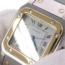 Load image into Gallery viewer, CARTIER Santos Garbe SM W23.5mm Stainless Steel K18YG White Dial