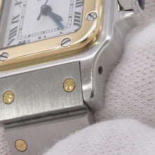 Load image into Gallery viewer, CARTIER Santos Garbe SM W23.5mm Stainless Steel K18YG White Dial