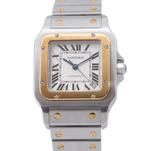 将图像加载到图库查看器中,CARTIER Santos Galve XL H45mm×W32mm Stainless Steel K18YG White DialW20099C4