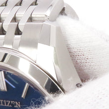 将图像加载到图库查看器中,CITIZEN The Citizen Eco Drive Date W38.3mm TI Blue DialA060-T024874