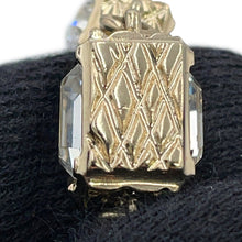 将图像加载到图库查看器中,CHANEL CC Logo Necklace Gold Plated Rhinestone