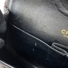 将图像加载到图库查看器中,CHANEL Matelasse Double Flap Chain Shoulder COCO Print BlackA01112 Canvas Size 25