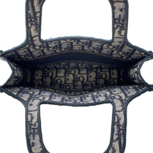 将图像加载到图库查看器中,Dior Oblique Book Tote NavyS5475ZRIW Canvas Size Mini