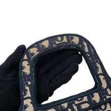将图像加载到图库查看器中,Dior Oblique Book Tote NavyS5475ZRIW Canvas Size Mini