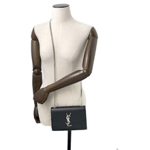 Load image into Gallery viewer, SAINT LAURENT PARIS Kate ChainShoulder Bag Black469390 Leather Size Small