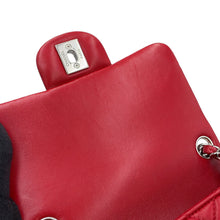 将图像加载到图库查看器中,CHANEL Mini Matelasse Single Chain Shoulder Bag RedA35200 Lambskin