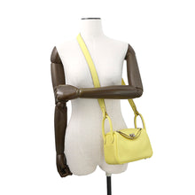 将图像加载到图库查看器中,HERMES Lindy Limoncello Taurillon Clemence Size Mini