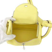 将图像加载到图库查看器中,HERMES Lindy Limoncello Taurillon Clemence Size Mini