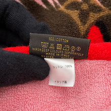 Load image into Gallery viewer, LOUIS VUITTON Monogram Jungle Dot Poncho Brown/RedM71123 Cotton100%