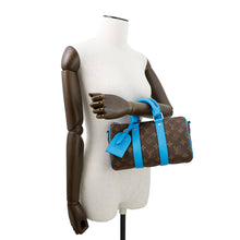 Load image into Gallery viewer, LOUIS VUITTON Keepall Bandouliere Gaston BlueM12609 Monogram ・Macassar Color Mania Size 25