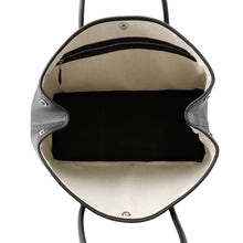 将图像加载到图库查看器中,HERMES Garden Party Black Negonda Leather Size PM