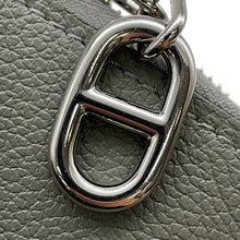 Load image into Gallery viewer, HERMES Zip Ango 2 Bifold Wallet Gris Meyer Evercolor