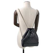 将图像加载到图库查看器中,CHANEL Gabriel Do Backpack BlackA94485 Aged Calf Leather