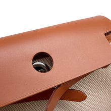 Load image into Gallery viewer, HERMES Herbag zip Fove Toile H Vache Hunter Leather Size Mini
