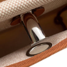 将图像加载到图库查看器中,HERMES Herbag zip Fove Toile H Vache Hunter Leather Size Mini