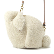 将图像加载到图库查看器中,LOEWE Bunny Bag Natural/Brown121.67.T35 Shearling Calf Leather Size Mini