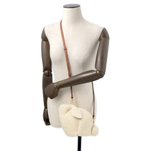 将图像加载到图库查看器中,LOEWE Bunny Bag Natural/Brown121.67.T35 Shearling Calf Leather Size Mini