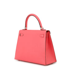 Load image into Gallery viewer, HERMES Kelly Sellier Rose Lipstick Chevre Myzore Goatskin Size 25