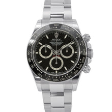 Load image into Gallery viewer, ROLEX Cosmograph Daytona W40mm Stainless Steel Black Dial126500LN