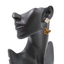 将图像加载到图库查看器中,Van Cleef & Arpels Lucky Alhambra Earring 2 MotifsVCARD79800 18K Yellow Gold
