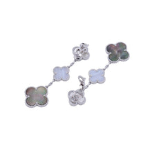 将图像加载到图库查看器中,Van Cleef & Arpels Magic Alhambra Earring 3 MotifVCARN18800 18K White Gold
