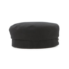 Load image into Gallery viewer, HERMES Julietta Seashell Cap Size 57 Black Cotton100%