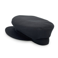 Load image into Gallery viewer, HERMES Julietta Seashell Cap Size 57 Black Cotton100%