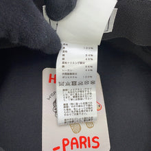 Load image into Gallery viewer, HERMES Julietta Seashell Cap Size 57 Black Cotton100%