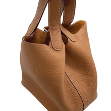 将图像加载到图库查看器中,HERMES Picotin Lock Gold Taurillon Clemence Size PM