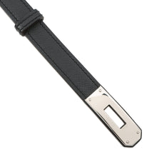 将图像加载到图库查看器中,HERMES Kelly Belt Black Epsom