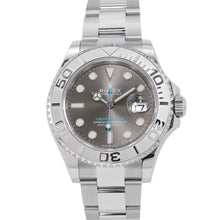 将图像加载到图库查看器中,ROLEX Yacht-Master 40 W40mm Stainless Steel PT950 Slate Dial126622
