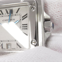 将图像加载到图库查看器中,CARTIER Santos Galve LM H41mm×W29mm Stainless Steel Silver DialW20060D6