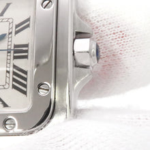 将图像加载到图库查看器中,CARTIER Santos Galve LM H41mm×W29mm Stainless Steel Silver DialW20060D6