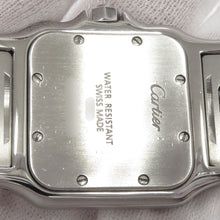 将图像加载到图库查看器中,CARTIER Santos Galve LM H41mm×W29mm Stainless Steel Silver DialW20060D6