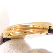 Load image into Gallery viewer, CARTIER Mast Trinity W27mm SV925 Gold Plated Leather White DialW1010744