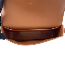 将图像加载到图库查看器中,CELINE Claude Triomphe Shoulder Ivory/Brown194142 PVC Leather